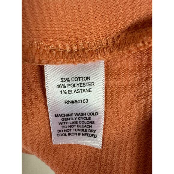 Marc New York Women’s Peach Long Sleeve Pullover Sweater Size Medium New - Picture 6 of 9